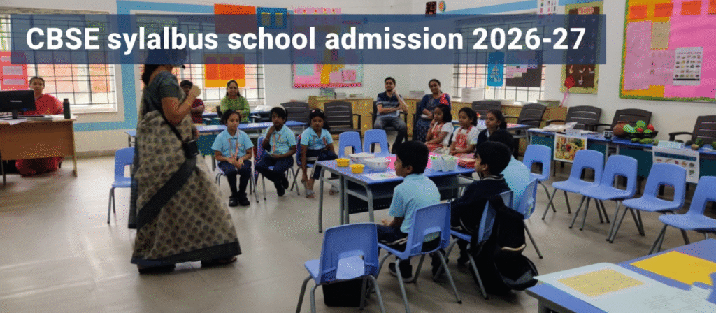 CBSE syllabus school admission 2026-27